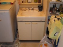 コンパクトでスタイリッシュな洗面台 コンパクトでスタイリッシュな洗面台